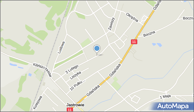 Jastrowie, 2 Lutego, mapa Jastrowie