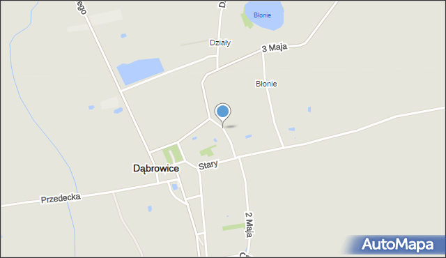 Dąbrowice powiat kutnowski, 3 Maja, mapa Dąbrowice powiat kutnowski