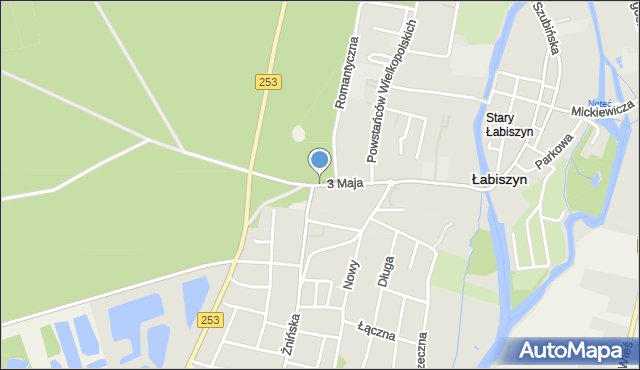 Łabiszyn powiat żniński, 3 Maja, mapa Łabiszyn powiat żniński