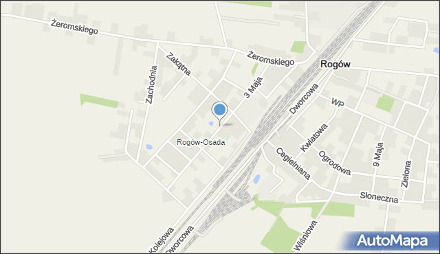 Rogów powiat brzeziński, 3 Maja, mapa Rogów powiat brzeziński