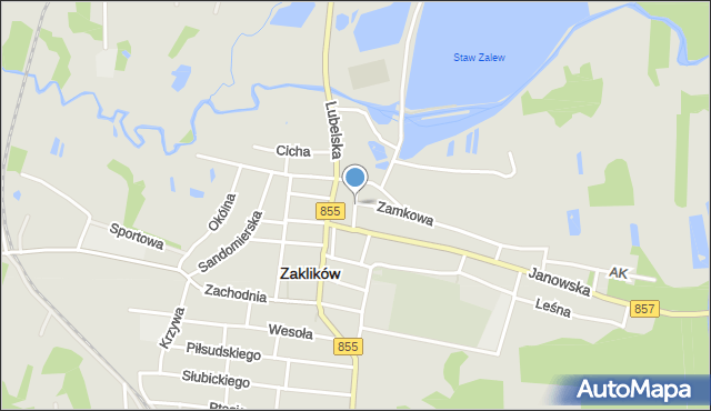 Zaklików, 3 Maja, mapa Zaklików