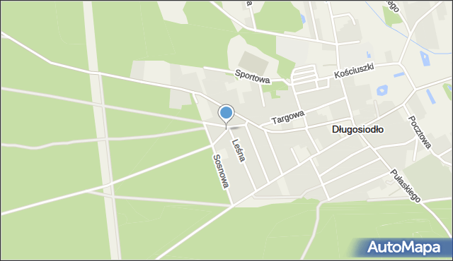 Długosiodło, 4 Września, mapa Długosiodło