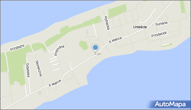 Mielno powiat koszaliński, 6 Marca, mapa Mielno powiat koszaliński