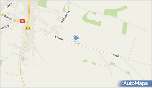 Wińsko, 8 Maja, mapa Wińsko