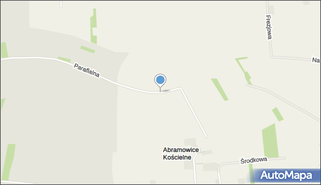 Abramowice Kościelne, Abramowice Kościelne, mapa Abramowice Kościelne