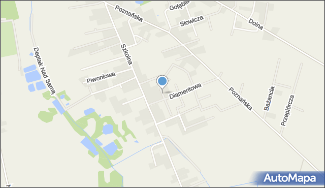 Kiączyn, Agatowa, mapa Kiączyn