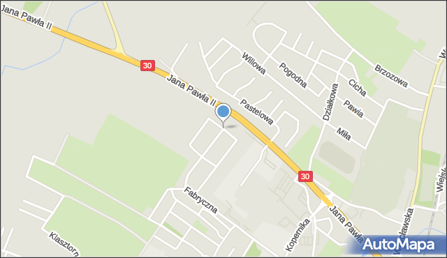 Lubań, Agatowa, mapa Lubań