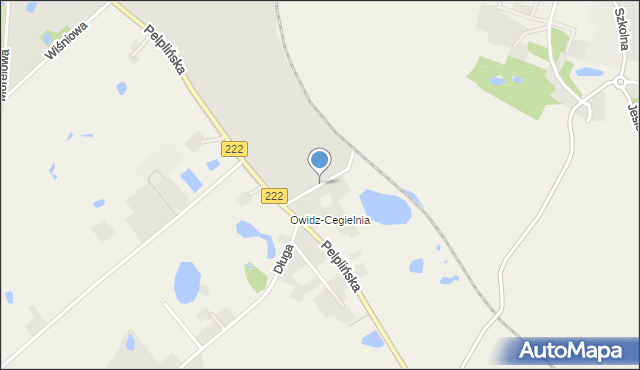 Janowo gmina Starogard Gdański, Akacjowa, mapa Janowo gmina Starogard Gdański