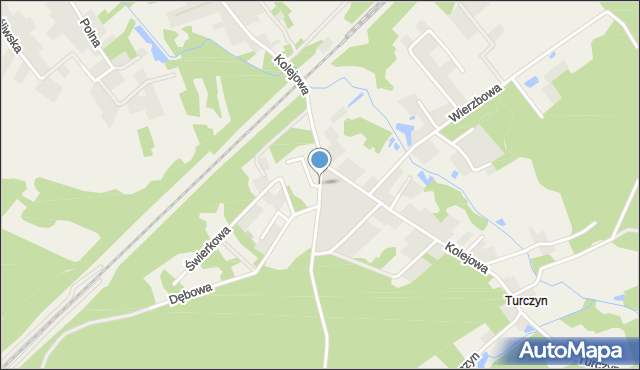 Klepacze gmina Choroszcz, Akacjowa, mapa Klepacze gmina Choroszcz