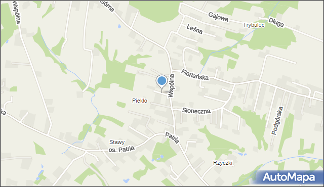 Tomice powiat wadowicki, Akacjowa, mapa Tomice powiat wadowicki