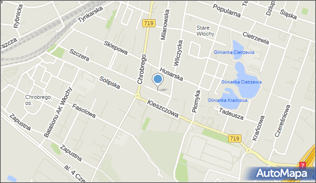 Warszawa, Akurat, mapa Warszawy