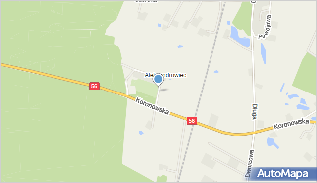 Aleksandrowiec, Aleksandrowiec, mapa Aleksandrowiec