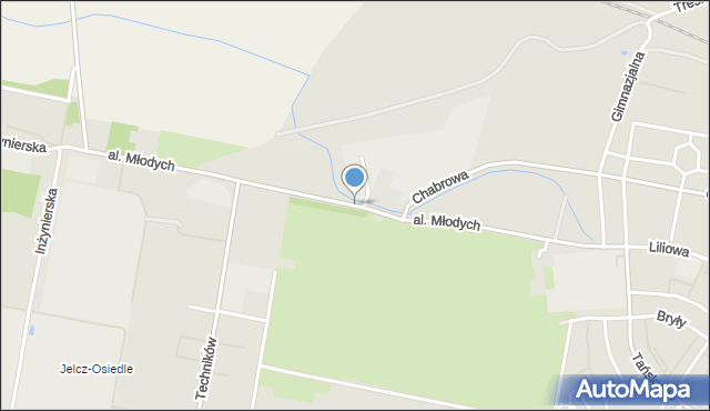 Jelcz-Laskowice, Aleja Młodych, mapa Jelcz-Laskowice