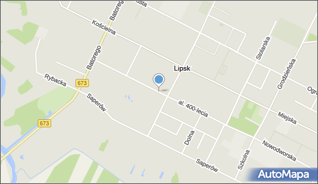 Lipsk, Aleja 400-lecia, mapa Lipsk