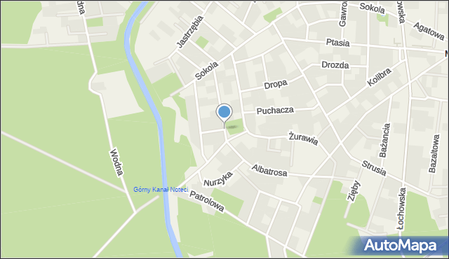 Murowaniec gmina Białe Błota, Albatrosa, mapa Murowaniec gmina Białe Błota