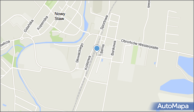 Nowy Staw powiat malborski, Aleja Cukrowników, mapa Nowy Staw powiat malborski
