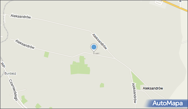 Przeworsk, Aleksandrów, mapa Przeworsk