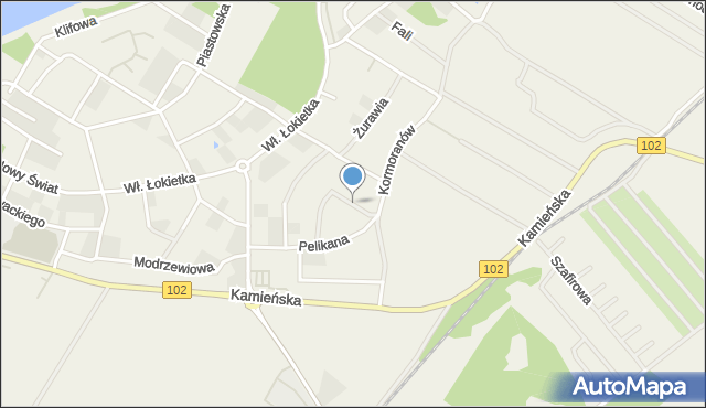 Rewal, Albatrosa, mapa Rewal