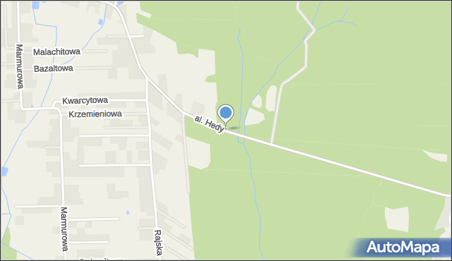 Szewce gmina Nowiny, Aleja Hedy-Szarego Antoniego, gen., mapa Szewce gmina Nowiny