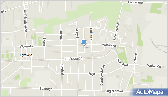 Chełm, Ambroziewicza Wiktora, mapa Chełma