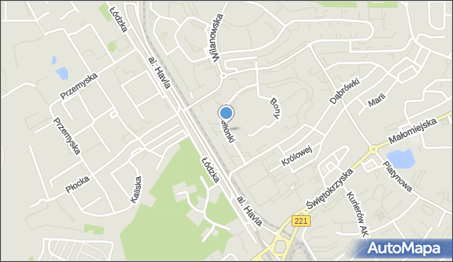 Gdańsk, Anny Jagiellonki, mapa Gdańska