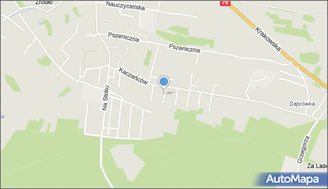 Jaworzno, Anny, mapa Jaworzno