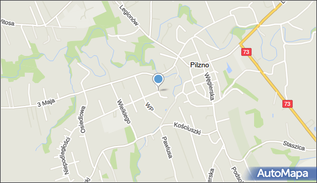 Pilzno, Andersa Władysława, gen., mapa Pilzno