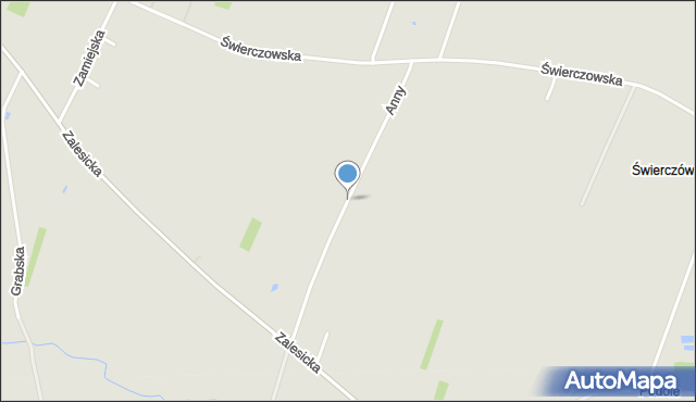 Piotrków Trybunalski, Anny, mapa Piotrków Trybunalski