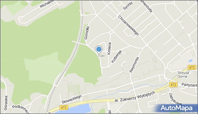 Gdańsk, Arciszewskiego Krzysztofa, mapa Gdańska