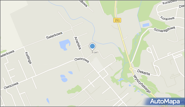 Gorzów Wielkopolski, Arciszewskiego Krzysztofa, mapa Gorzów Wielkopolski