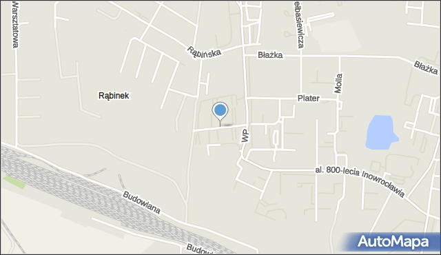 Inowrocław, Arctowskiego Henryka, mapa Inowrocławia