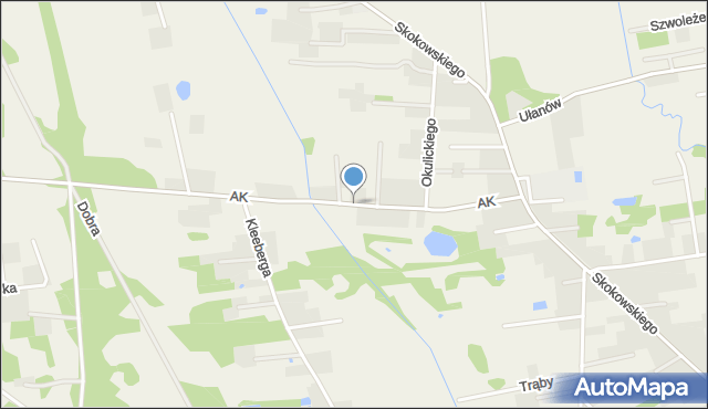 Jaktorów-Kolonia, Armii Krajowej, mapa Jaktorów-Kolonia