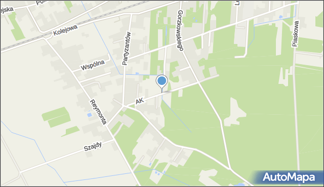 Kotuń powiat siedlecki, Armii Krajowej, mapa Kotuń powiat siedlecki
