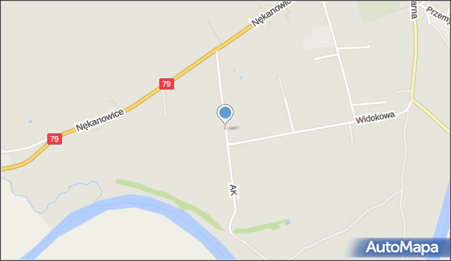 Nowe Brzesko, Armii Krajowej, mapa Nowe Brzesko