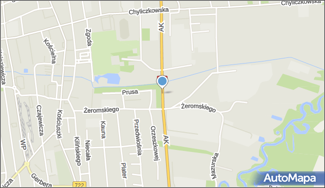 Piaseczno, Armii Krajowej, mapa Piaseczno