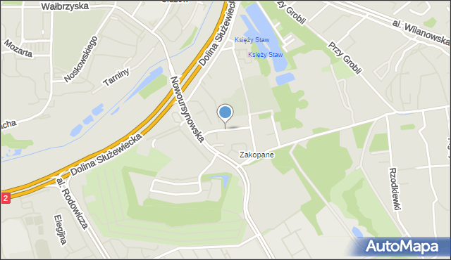 Warszawa, Arkadowa, mapa Warszawy