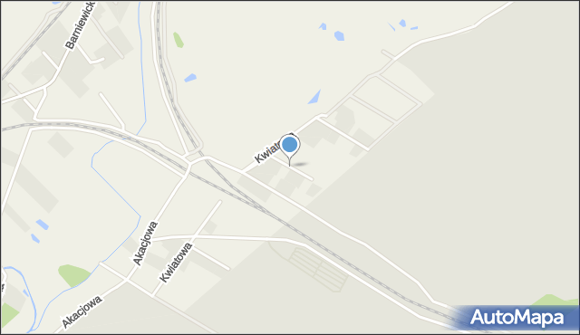 Rębiechowo, Astrowa, mapa Rębiechowo