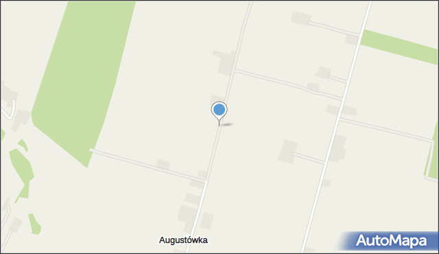 Augustówka gmina Siemień, Augustówka, mapa Augustówka gmina Siemień