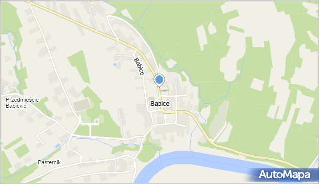 Babice gmina Krzywcza, Babice, mapa Babice gmina Krzywcza