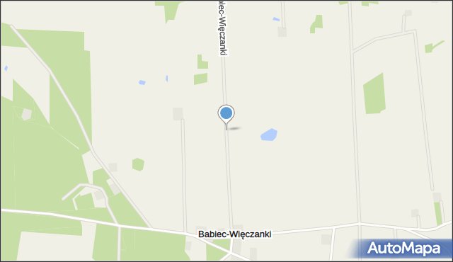 Babiec-Więczanki, Babiec-Więczanki, mapa Babiec-Więczanki