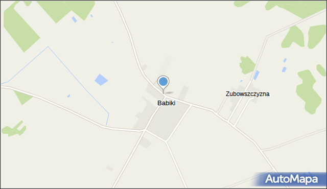 Babiki, Babiki, mapa Babiki