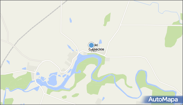 Babki Gąseckie, Babki Gąseckie, mapa Babki Gąseckie