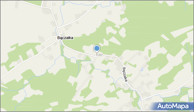 Bączałka, Bączałka, mapa Bączałka
