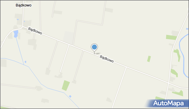 Bądkowo gmina Sońsk, Bądkowo, mapa Bądkowo gmina Sońsk