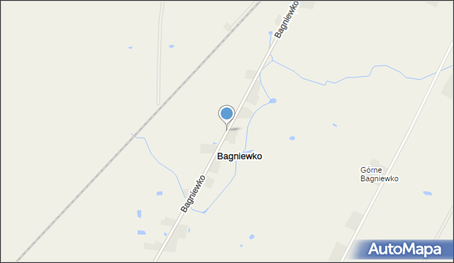 Bagniewko gmina Pruszcz, Bagniewko, mapa Bagniewko gmina Pruszcz