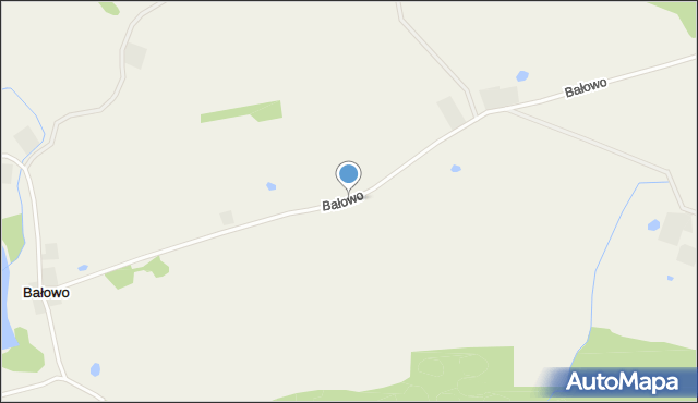 Bałowo, Bałowo, mapa Bałowo