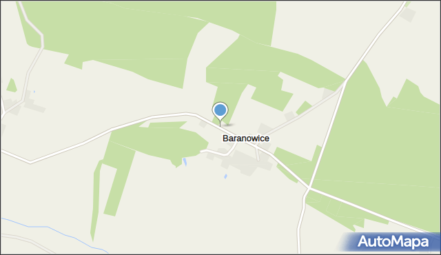 Baranowice gmina Wąsosz, Baranowice, mapa Baranowice gmina Wąsosz