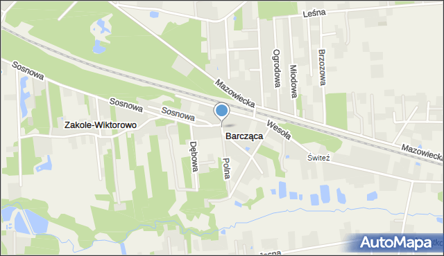 Barcząca, Barcząca, mapa Barcząca