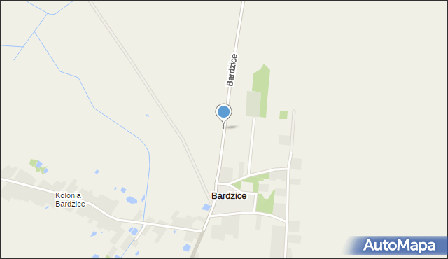 Bardzice, Bardzice, mapa Bardzice