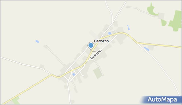 Barłożno, Barłożno, mapa Barłożno
